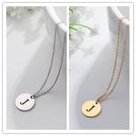 VERLAINE PARIS™ | Collier Pendentif Lettre en Or Élégant