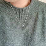 VERLAINE PARIS™ | Collier Pendentif Alphabet Brillant