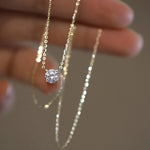 VERLAINE PARIS™ | Collier en argent sterling plaqué or avec zircon