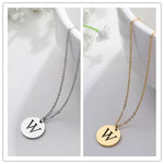 VERLAINE PARIS™ | Collier Pendentif Lettre en Or Élégant