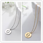 VERLAINE PARIS™ | Collier Pendentif Lettre en Or Élégant