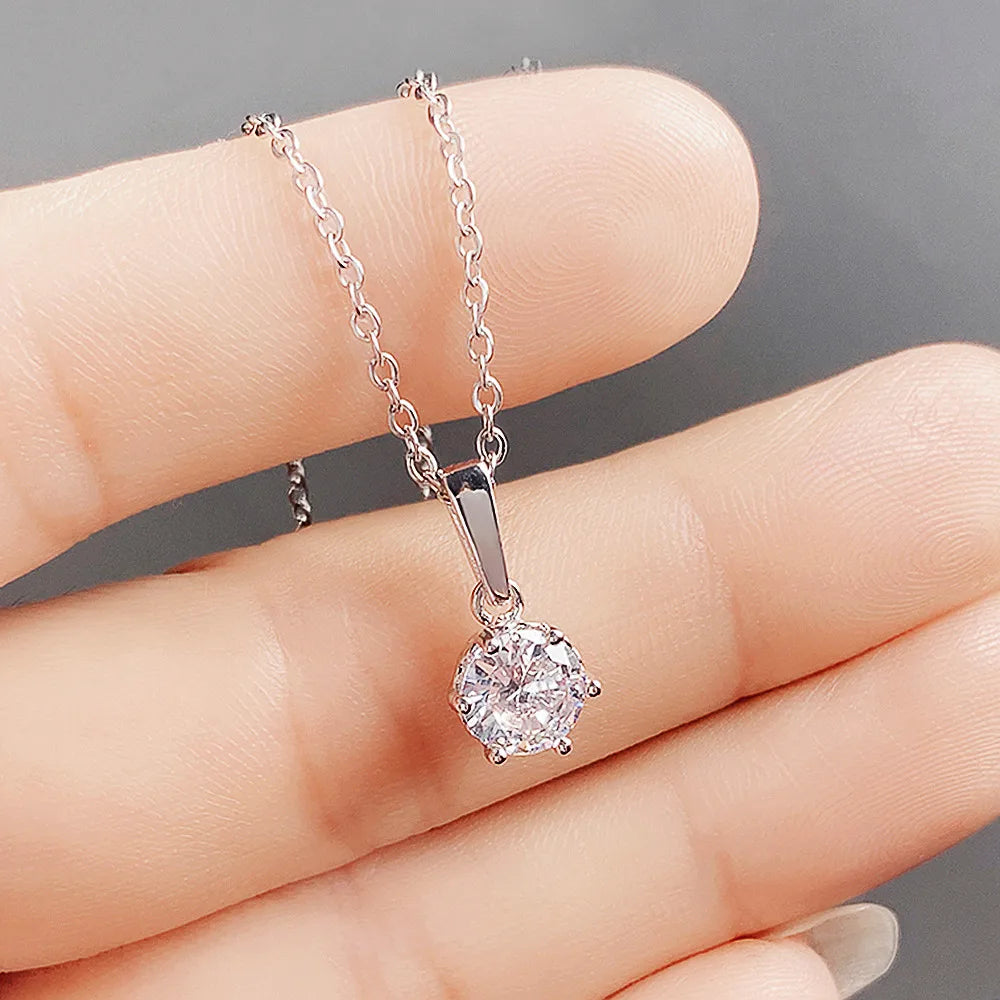 VERLAINE PARIS™ | Collier Pendentif Classique en Zirconium