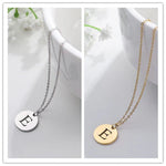 VERLAINE PARIS™ | Collier Pendentif Lettre en Or Élégant