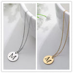 VERLAINE PARIS™ | Collier Pendentif Lettre en Or Élégant