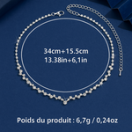 VERLAINE PARIS™ | Collier de Mariage Élégant en Diamant