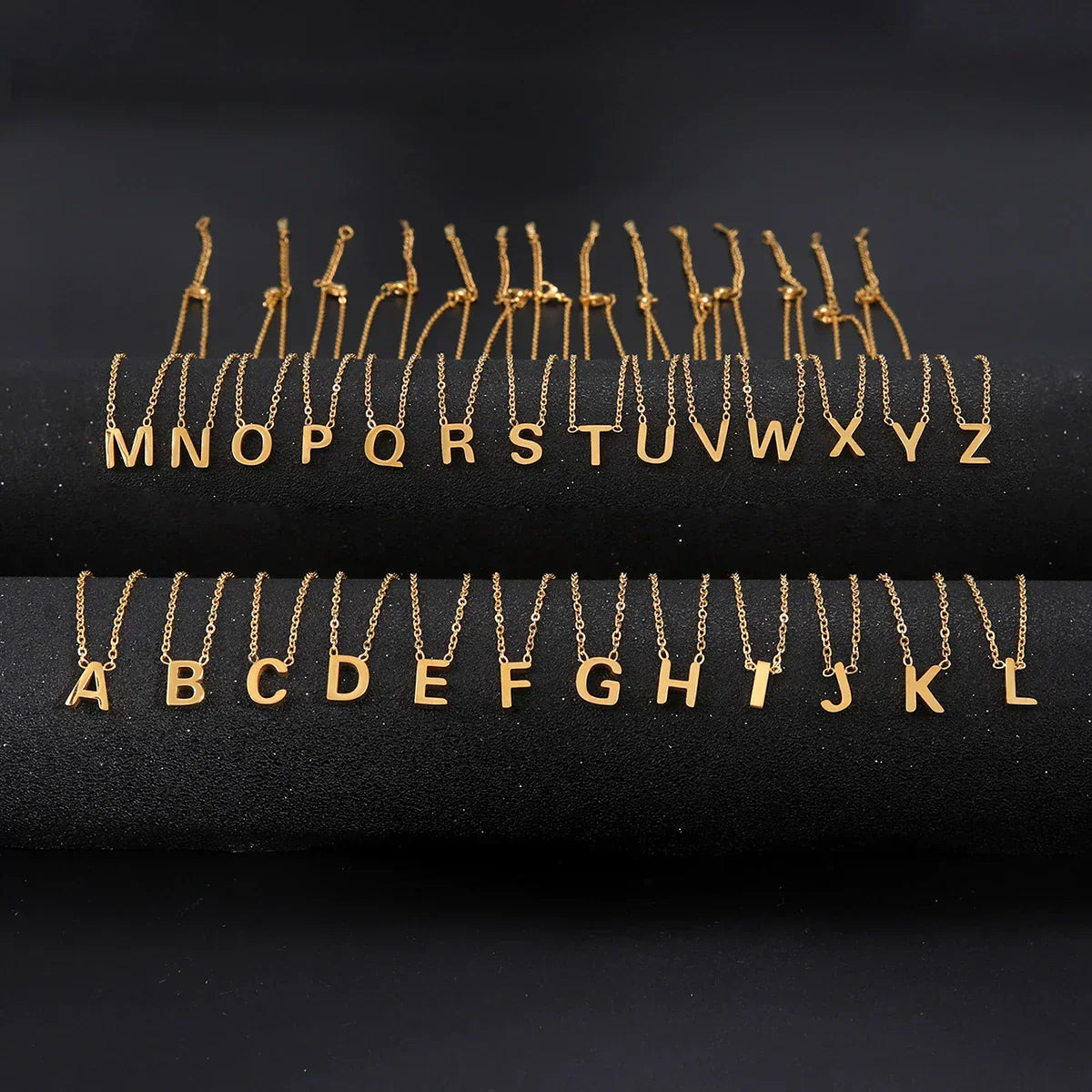 VERLAINE PARIS™ | Collier Pendentif Alphabet Brillant
