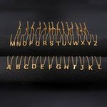 VERLAINE PARIS™ | Collier Pendentif Alphabet Brillant