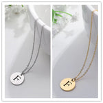 VERLAINE PARIS™ | Collier Pendentif Lettre en Or Élégant