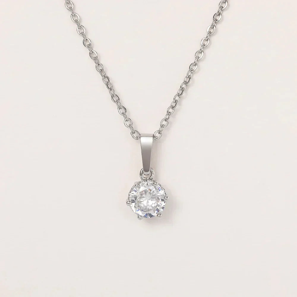 VERLAINE PARIS™ | Collier Pendentif Classique en Zirconium