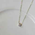 VERLAINE PARIS™ | Collier en argent sterling plaqué or avec zircon