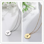 VERLAINE PARIS™ | Collier Pendentif Lettre en Or Élégant
