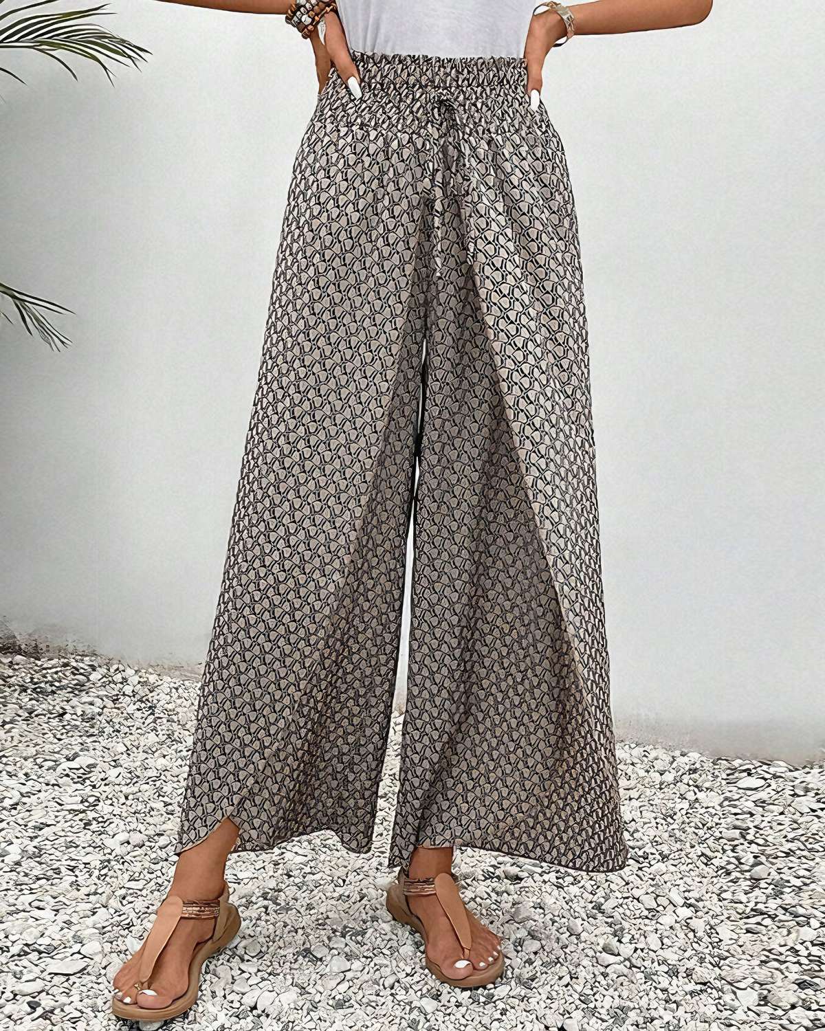 VERLAINE PARIS™- Pantalon Large Détendu