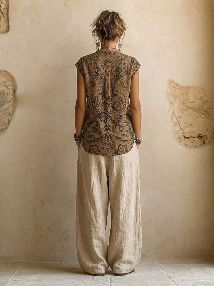 VERLAINE PARIS™ -  Ensemble Naturel de 3 Pièces