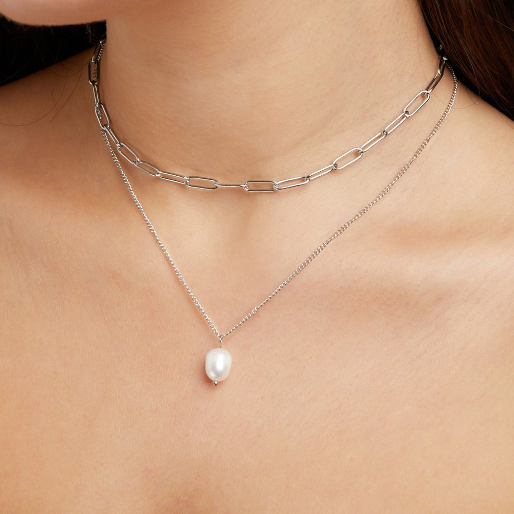 VERLAINE PARIS™ | Collier Élégant avec Perles Suspendues