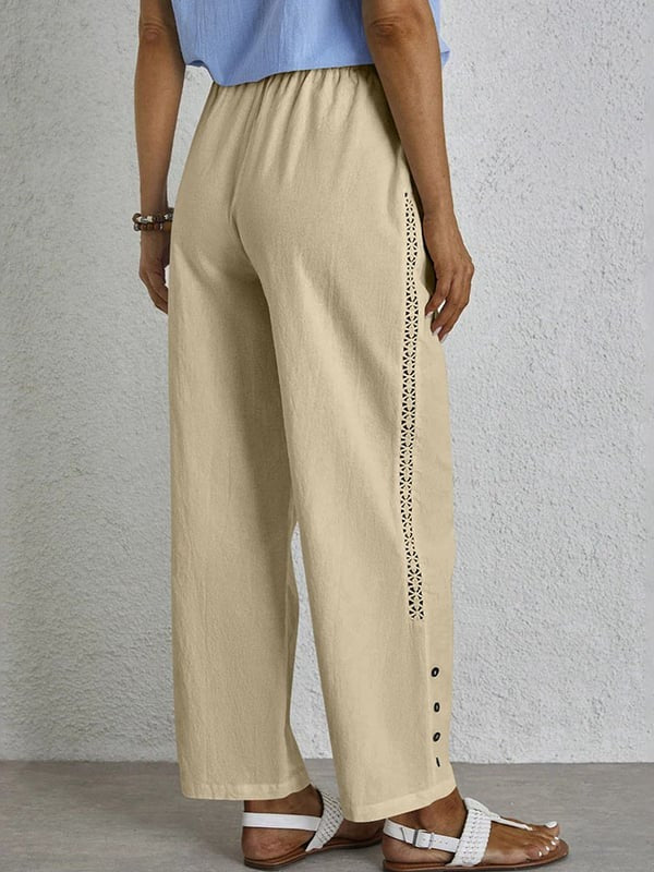 VERLAINE PARIS™- Pantalons Détendus à Boutons