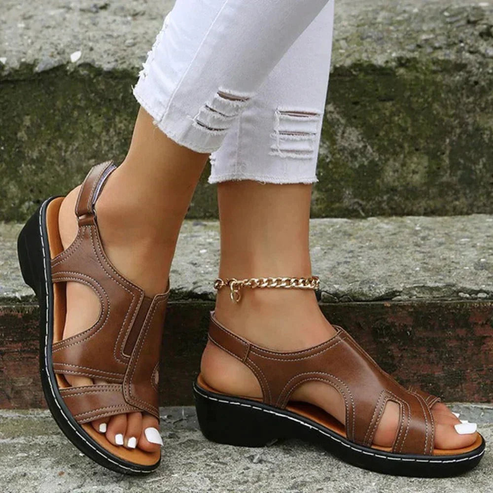 VERLAINE PARIS™- Sandales Orthopédiques à Talon