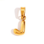 VERLAINE PARIS™ | Collier Lettre Bubble Chic