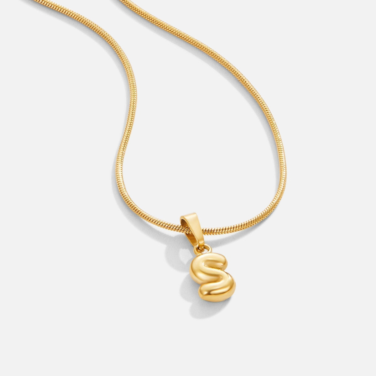 VERLAINE PARIS™ | Collier Lettre Bubble Chic