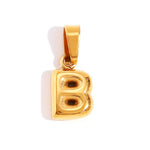 VERLAINE PARIS™ | Collier Lettre Bubble Chic