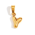 VERLAINE PARIS™ | Collier Lettre Bubble Chic