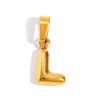 VERLAINE PARIS™ | Collier Lettre Bubble Chic