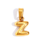 VERLAINE PARIS™ | Collier Lettre Bubble Chic
