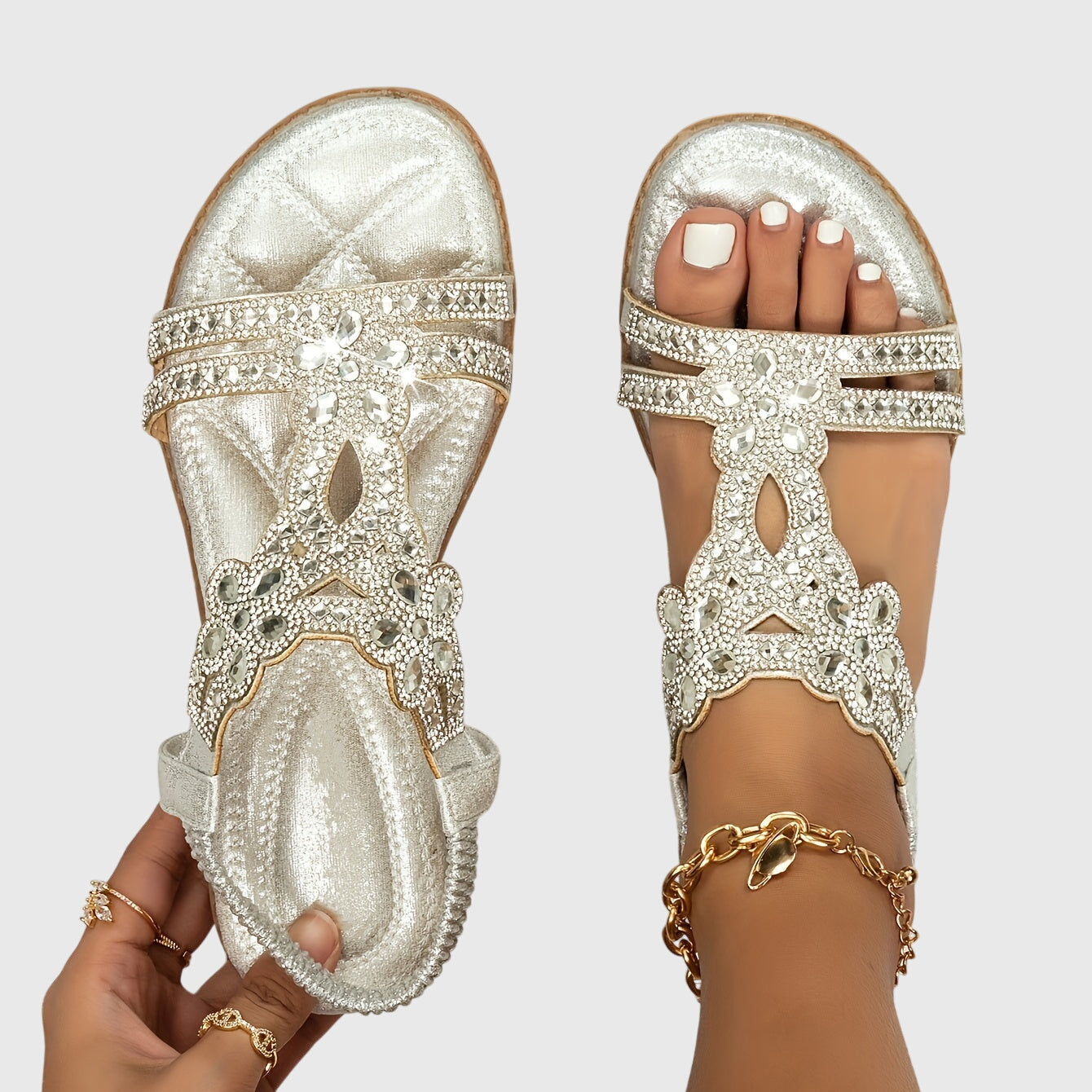VERLAINE PARIS™- Sandales Orthopédiques Élégantes