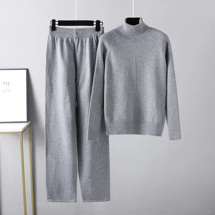 VERLAINE PARIS™ | Ensemble deux pièces Lounge en tricot torsadé