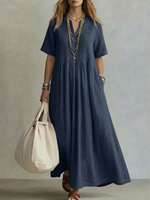 Enora - Robe plissée sculptante