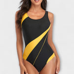 VERLAINE PARIS™ Maillot de Bain Une Pièce Sportif avec Découpe au Dos