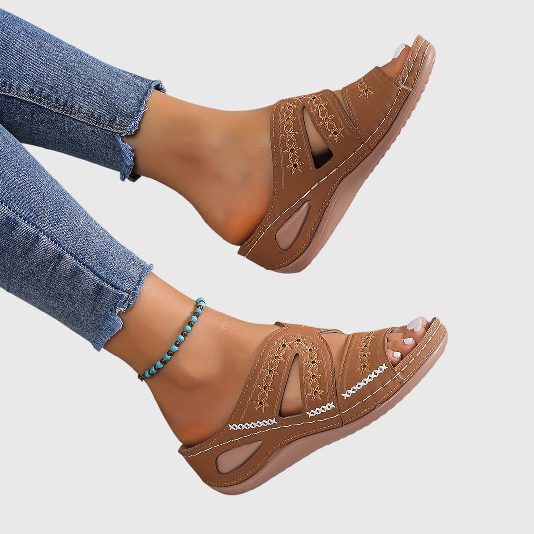 VERLAINE PARIS™- Sandales Orthopédiques Élégantes