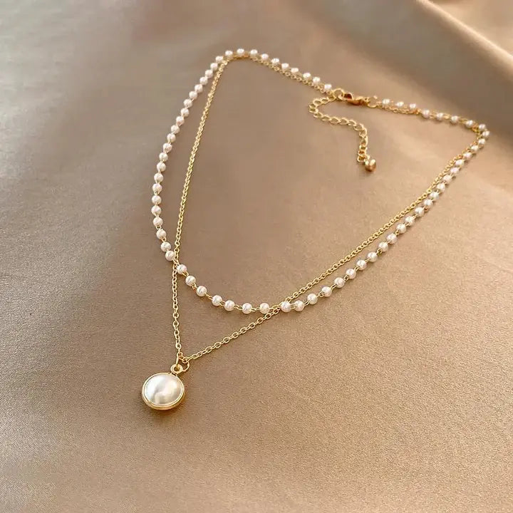 VERLAINE PARIS™ | Collier Élégant en Or avec Perles