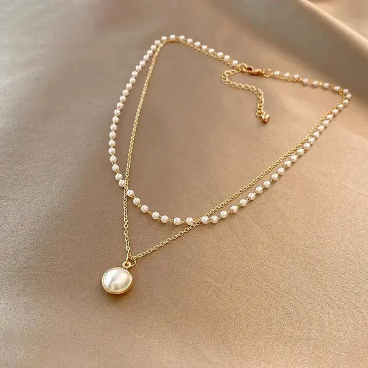 VERLAINE PARIS™ | Collier Élégant en Or avec Perles