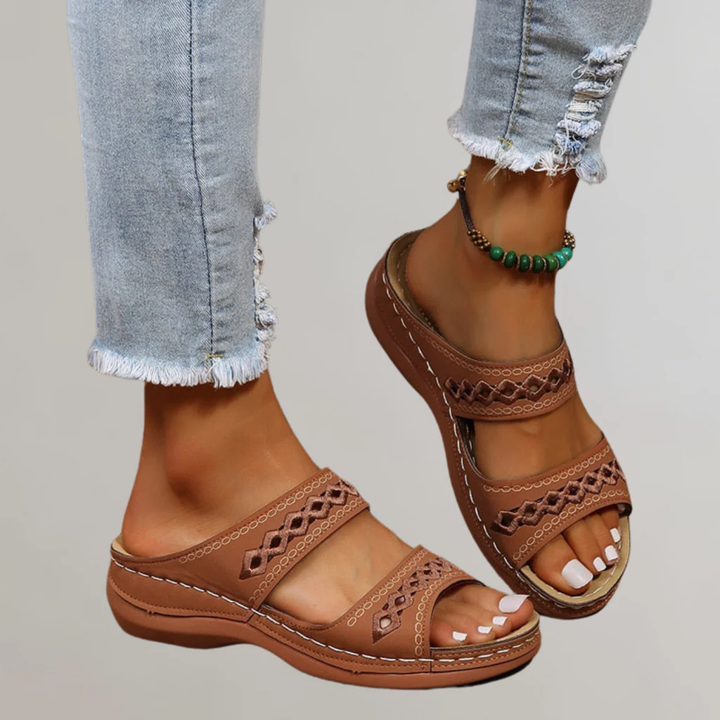 VERLAINE PARIS™- Sandales Orthopédiques Élégantes