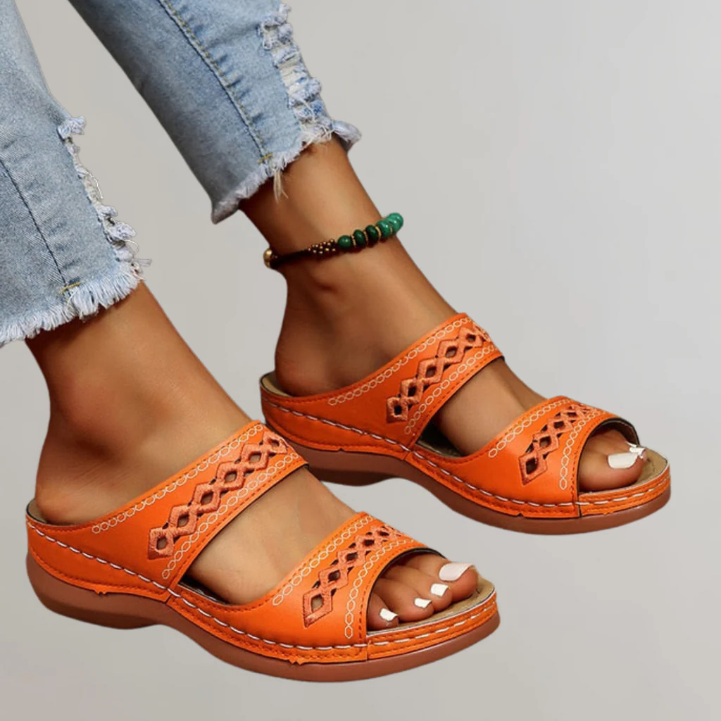 VERLAINE PARIS™- Sandales Orthopédiques Élégantes