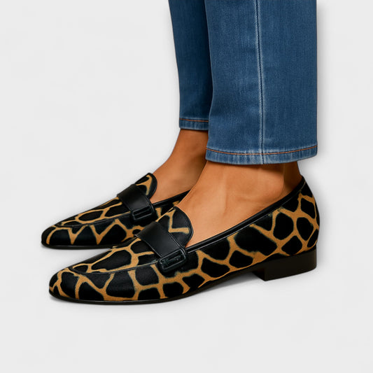 VERLAINE PARIS™ | Mocassins Léopard