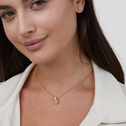 VERLAINE PARIS™ | Collier Pendentif Coquillage en Cristal