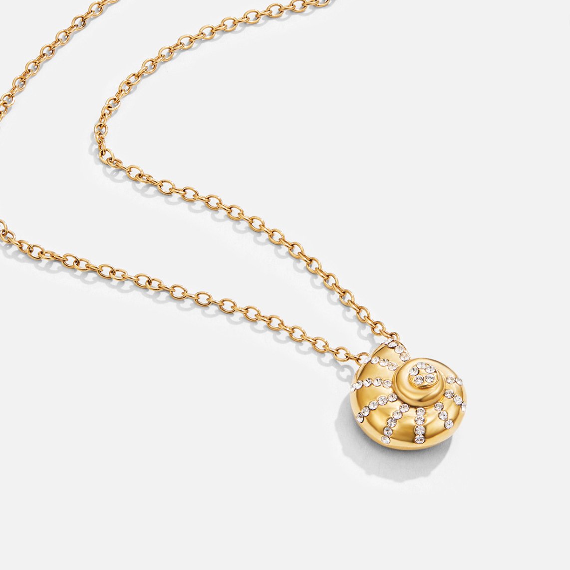VERLAINE PARIS™ | Collier Pendentif Coquillage en Cristal