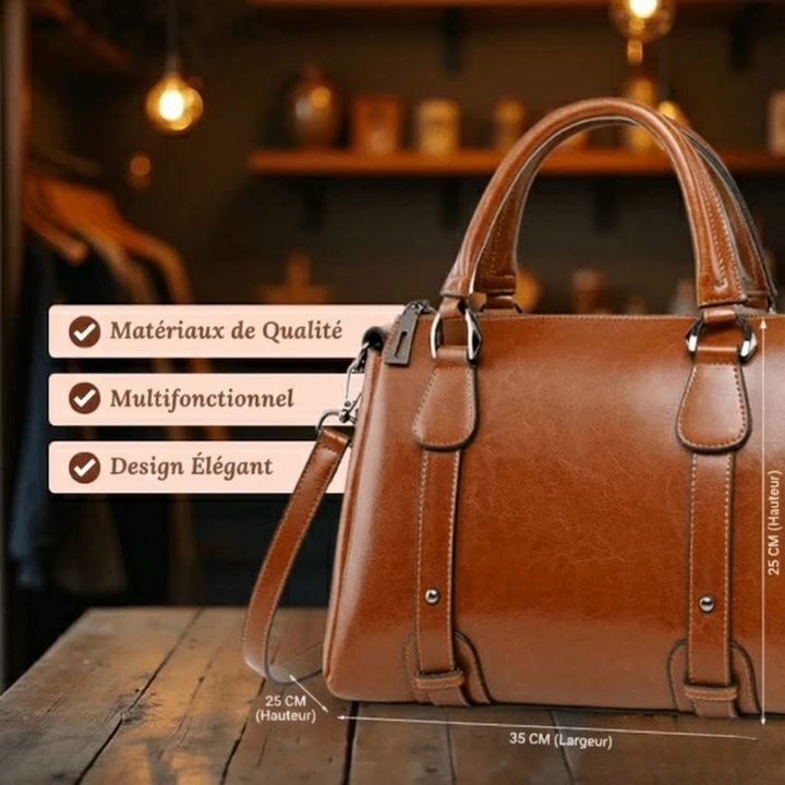VERLAINE PARIS™| Sac en Cuir Souple