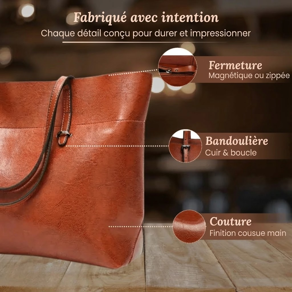 VERLAINE PARIS™ | Sac à main essentiel élégant
