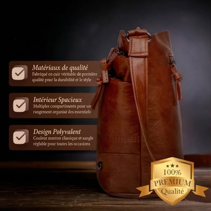 VERLAINE PARIS™ | Sac à Bandoulière en Cuir