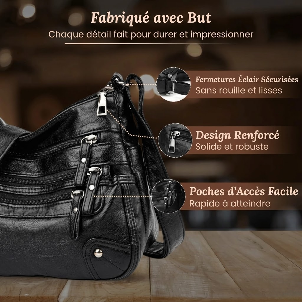 VERLAINE PARIS™ | Sac Compagnon Élégant