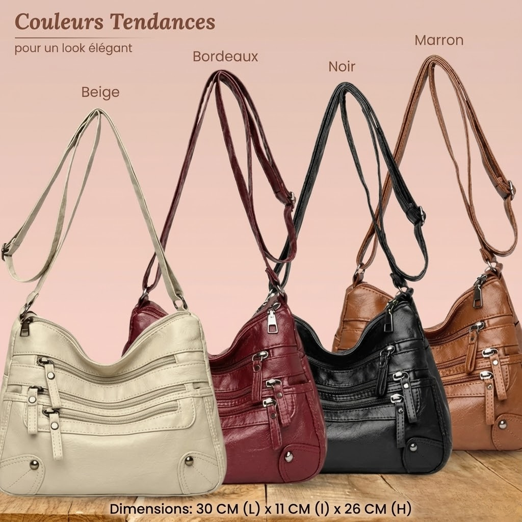 VERLAINE PARIS™ | Sac Compagnon Élégant