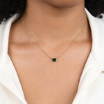 VERLAINE PARIS™ | Collier Émeraude Délicat
