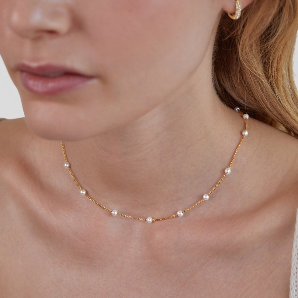 VERLAINE PARIS™ | Collier à chaîne avec perles