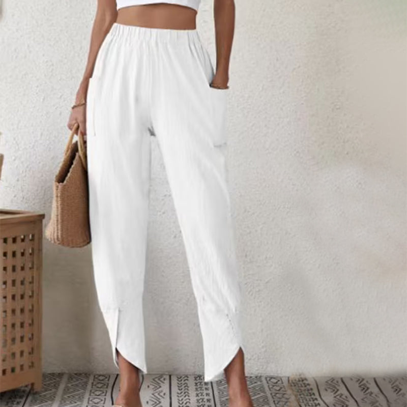 VERLAINE PARIS™- Pantalon à Ourlet Fendu