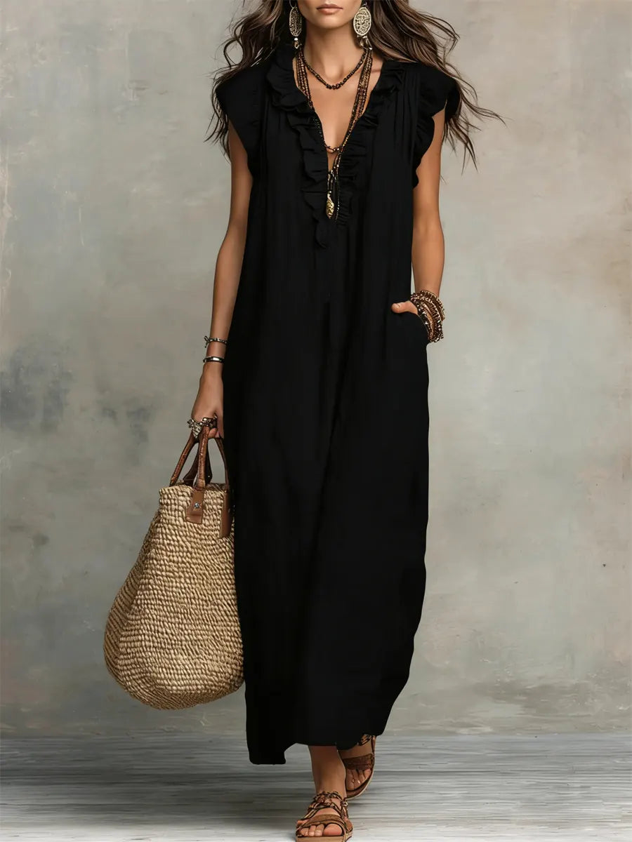 VERLAINE PARIS™| Robe Longue Bohème