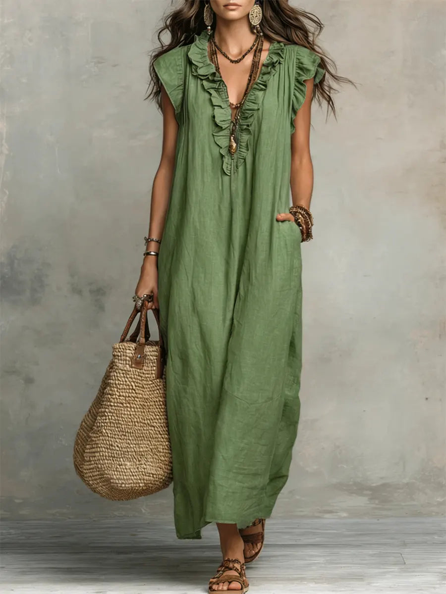 VERLAINE PARIS™| Robe Longue Bohème