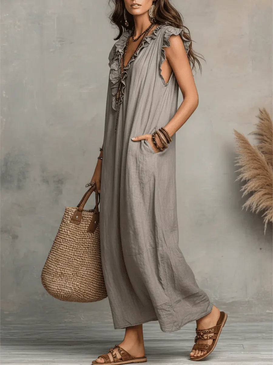 VERLAINE PARIS™| Robe Longue Bohème
