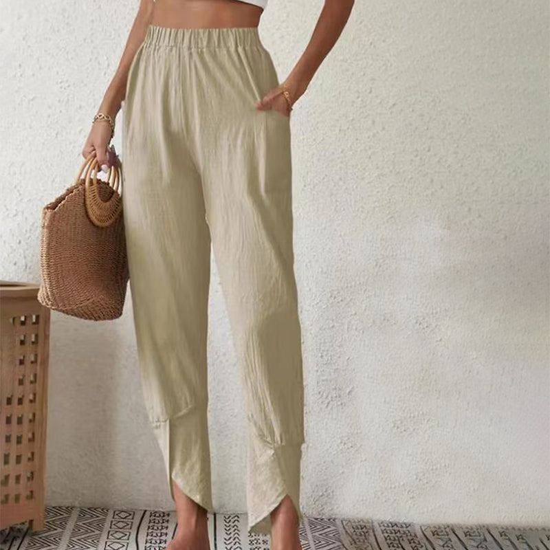 VERLAINE PARIS™- Pantalon à Ourlet Fendu